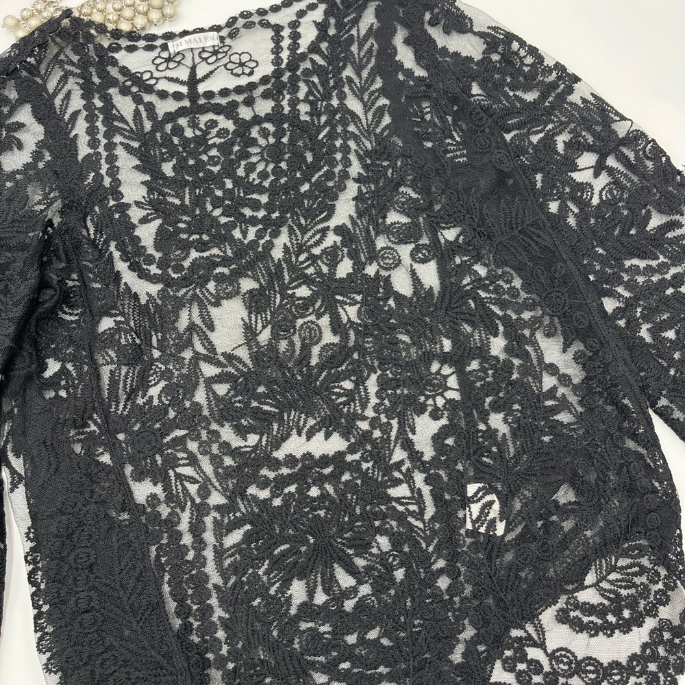 Elegant Black Lace Top